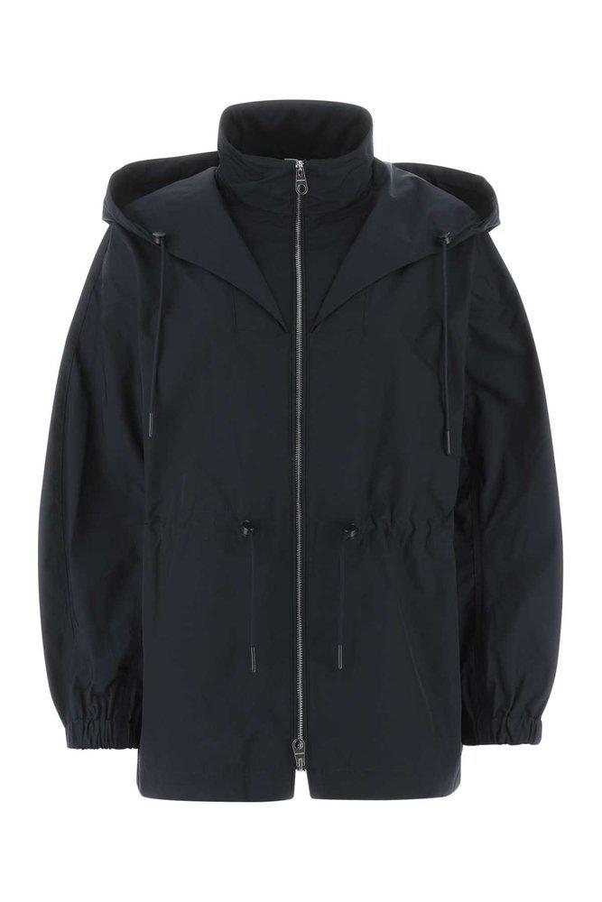 Burberry Hooded Zip-Up Jacket商品第1张图片规格展示