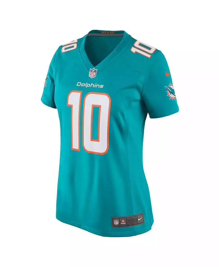 商品NIKE|Women's Tyreek Hill Aqua Miami Dolphins Game Jersey,价格¥726,第2张图片详细描述