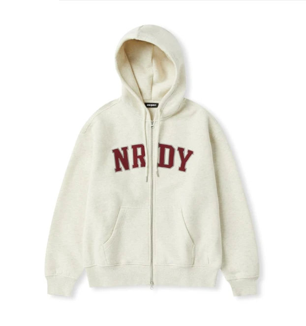 【享贝家】（国内现货-QD）NERDY 休闲字母长袖拉链卫衣 男女同款 AR LO BRU HOOD ZIP 商品