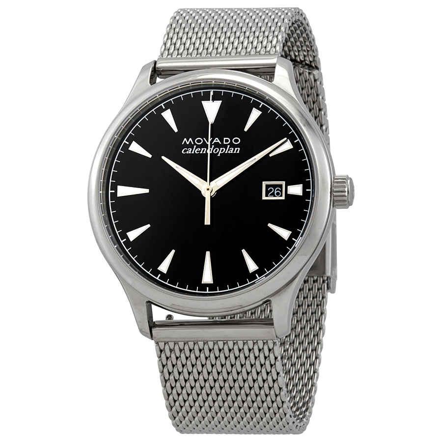 Movado Heritage Quartz Black Dial Mens Watch 3650087商品第1张图片规格展示