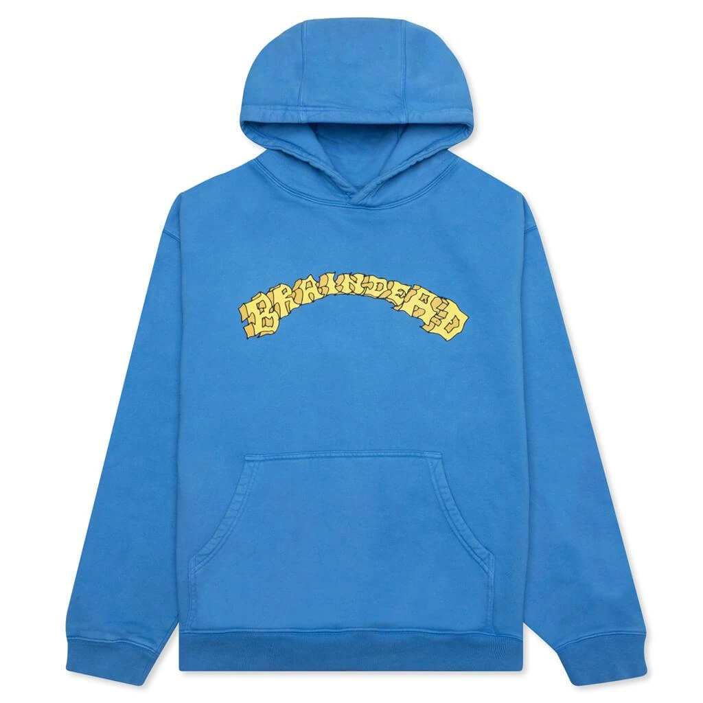 商品Brain Dead|Brain Dead Running Fades Hoodie - China Blue,价格¥532,第1张图片