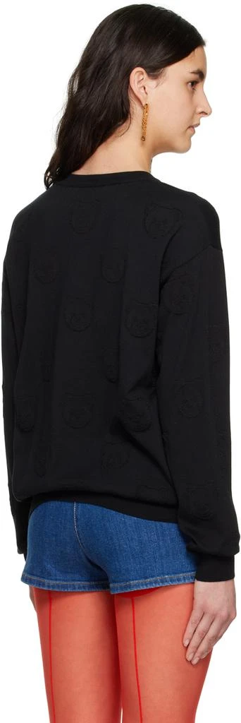 商品Moschino|Black Teddy Bear Sweatshirt,价格¥2022,第3张图片详细描述