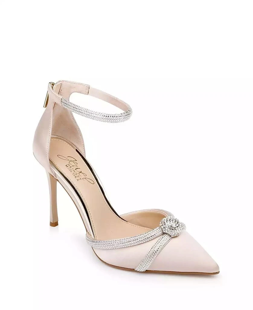 商品Badgley Mischka|Women's Geena Stiletto Evening Pumps,价格¥776,第1张图片