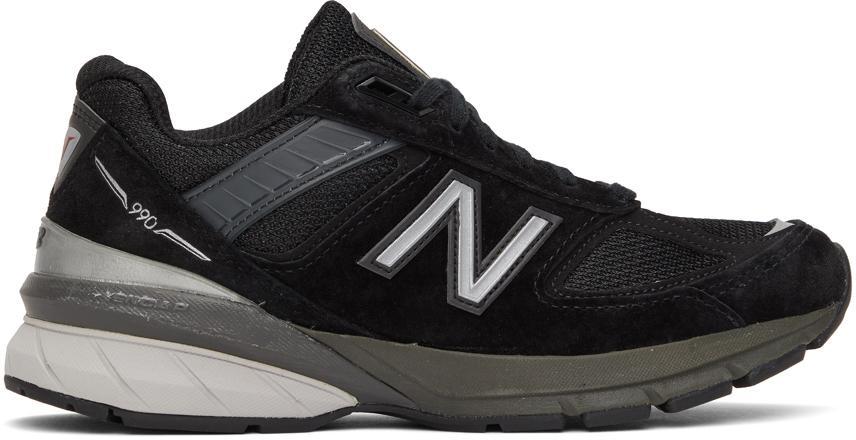 商品New Balance|Black Made In US 990v5 Sneakers,价格¥1383,第1张图片