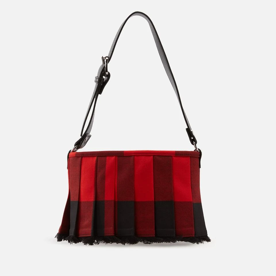 商品Vivienne Westwood|Vivienne Westwood Heather Wool Shoulder Bag,价格¥3656,第3张图片详细描述