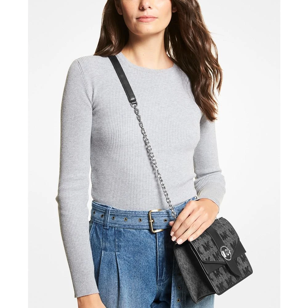 商品[国内直发] Michael Kors|Signature Greenwich Small Convertible Crossbody,价格¥868,第2张图片详细描述