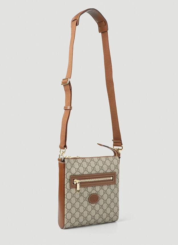 商品Gucci|GG Supreme Messenger Crossbody Bag in Beige,价格¥8470,第2张图片详细描述