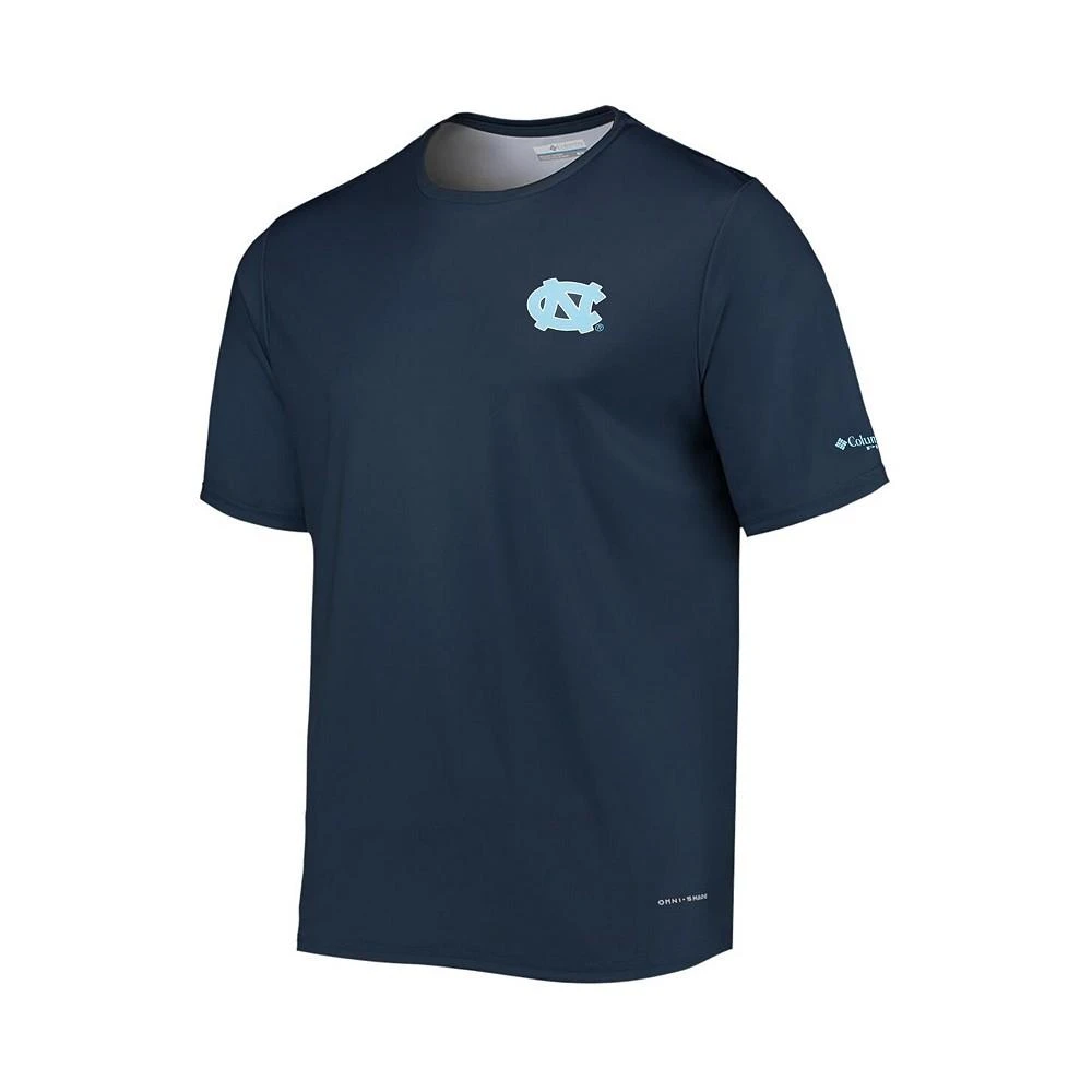 商品Columbia|Men's Navy North Carolina Tar Heels Terminal Tackle Omni-Shade T-shirt,价格¥295,第2张图片详细描述