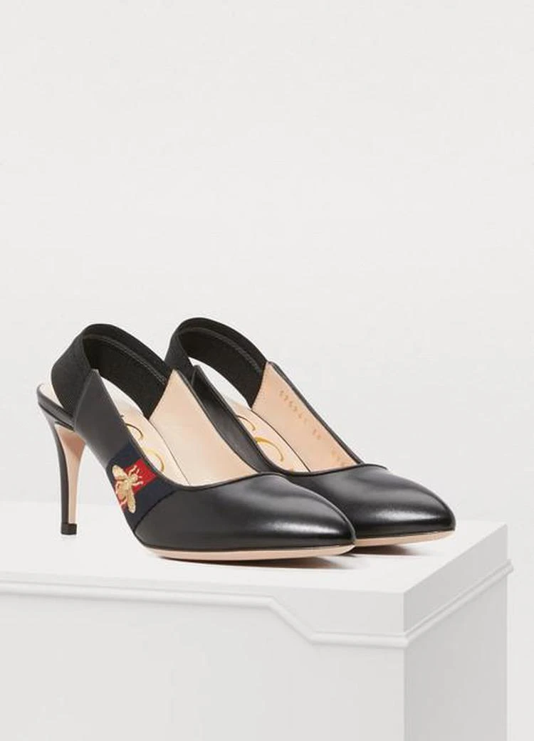 商品Gucci|Sylvie sling back,价格¥5020,第3张图片详细描述