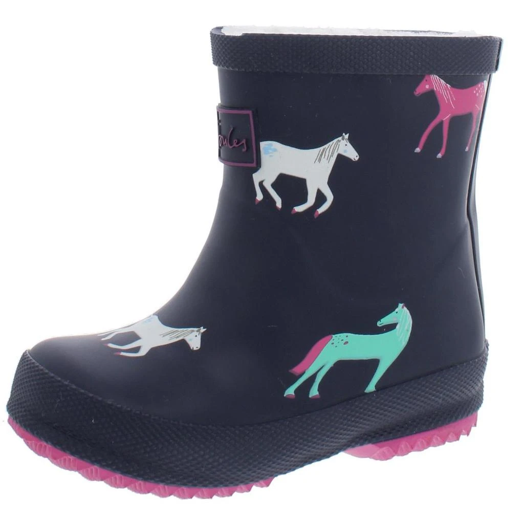 商品Joules|Joules Girls Baby Welly Print Pull On Rain Boots,价格¥130,第1张图片