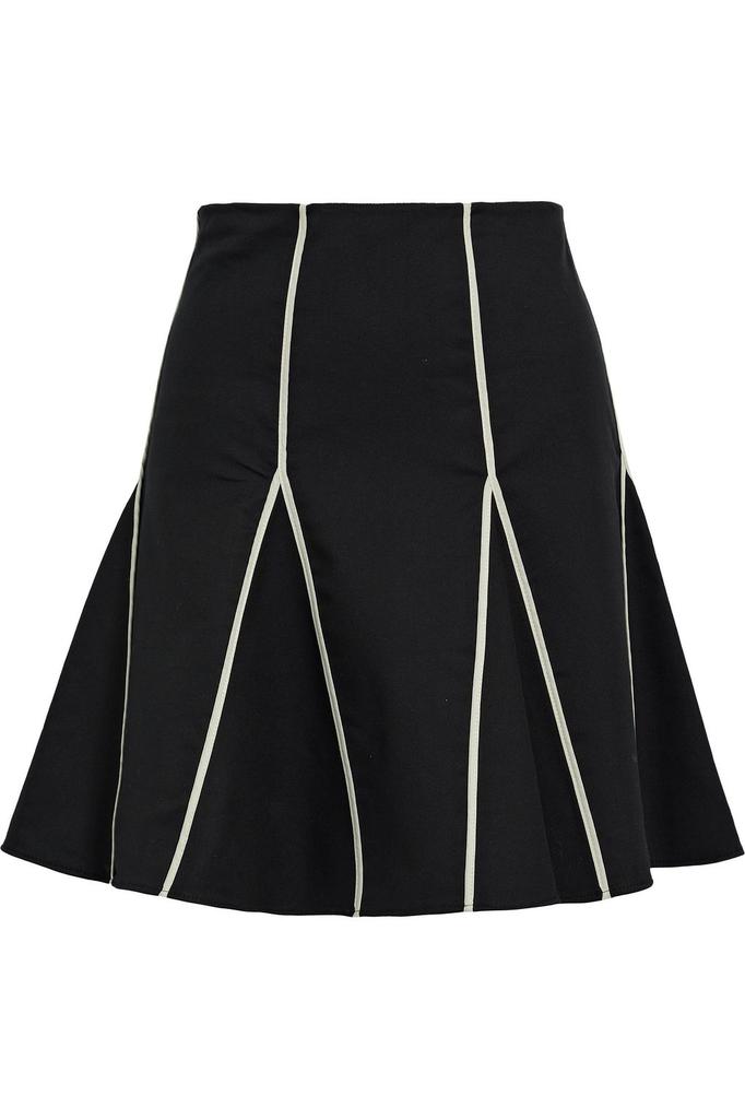 Cotton-blend crepe mini skirt商品第1张图片规格展示