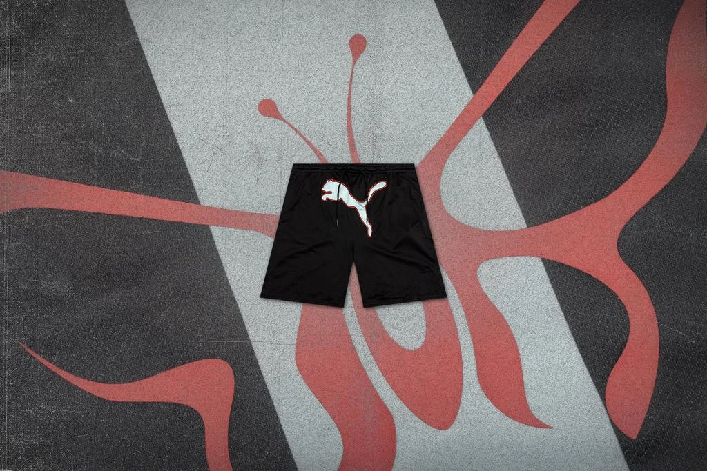 商品Puma|Puma x Dua Lipa Women's Basketball Shorts - Black,价格¥343,第5张图片详细描述