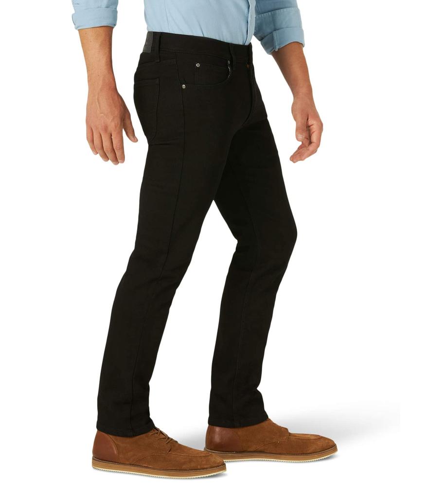 Men's Brushed Back Straight Fit Tapered Leg Jean商品第2张图片规格展示