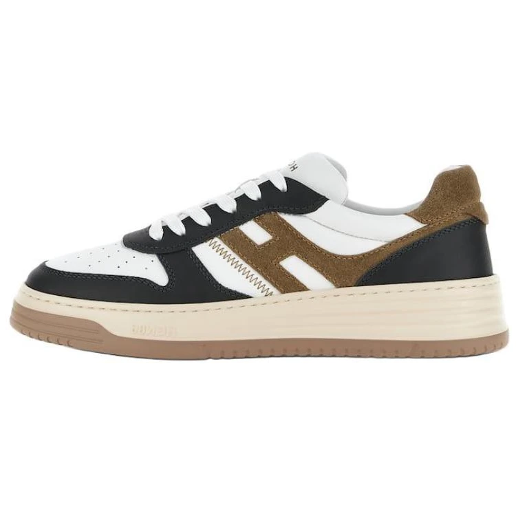商品[国内直发] hogan|H630 皮革 圆头系带 生活休闲鞋 男款 黑色,价格¥2658,第1张图片