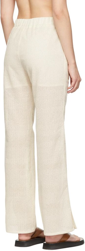 商品AMOMENTO|Off-White Cotton Trousers,价格¥415,第3张图片详细描述