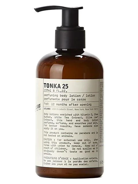 商品Le Labo|Tonka 25 Perfuming Body Lotion,价格¥622,第1张图片