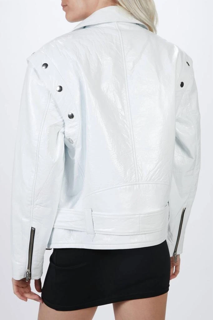 商品The Kooples|Leather Jacket In White,价格¥3744,第5张图片详细描述