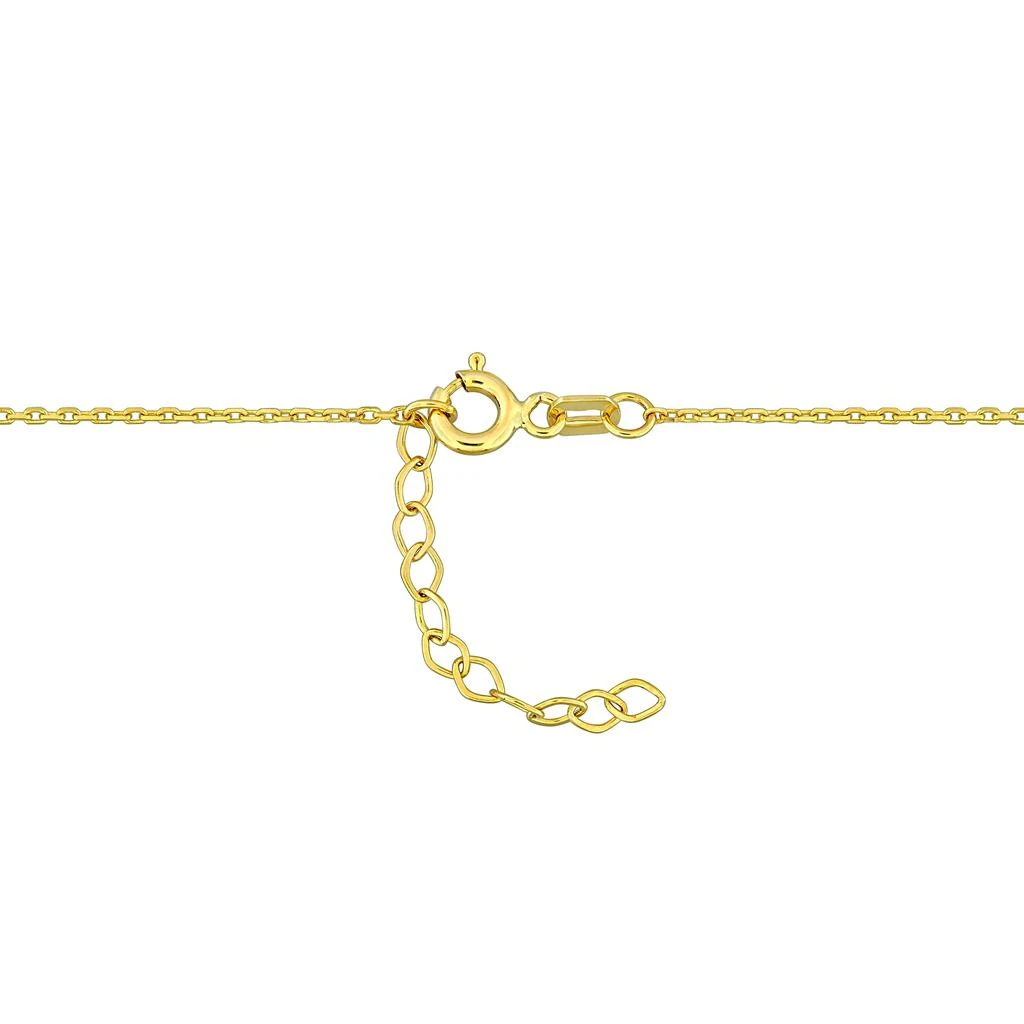 商品Mimi & Max|Mimi & Max 1/2ct TGW Multi-Gemstone & Diamond Accent Bar Necklace in 10k Yellow Gold - 16.5 in,价格¥2414,第4张图片详细描述