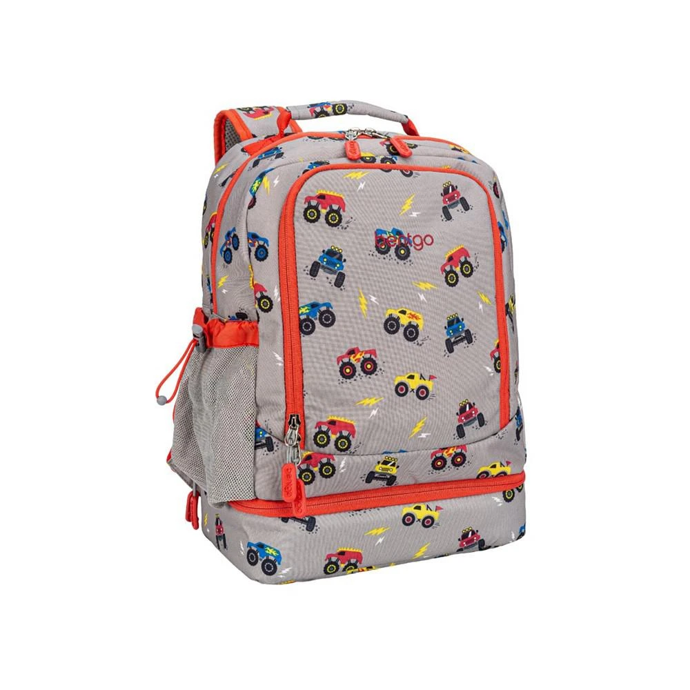 商品Bentgo|Kids Prints 2-In-1 Backpack and Insulated Lunch Bag - Trucks,价格¥443,第1张图片