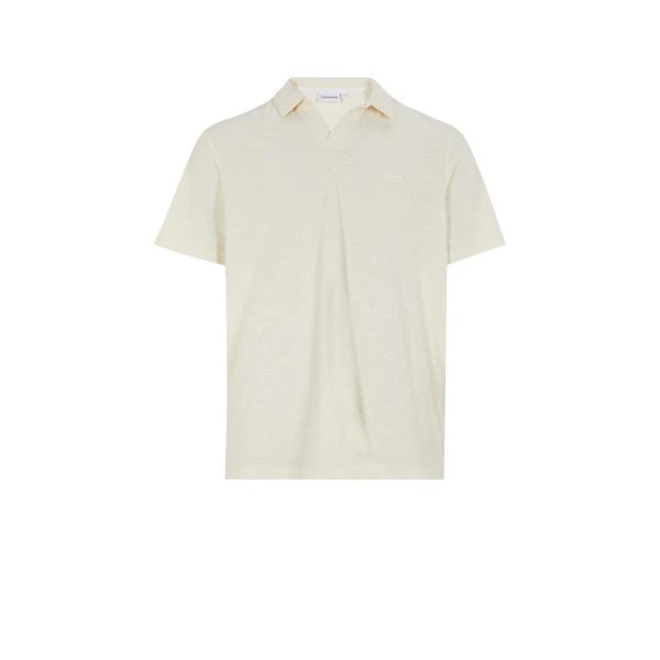 商品Calvin Klein|Polo en coton organique et lin,价格¥367,第1张图片