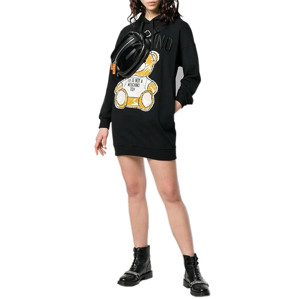 MOSCHINO 女黑色女士卫衣/帽衫 DV0448-0426-1555 商品