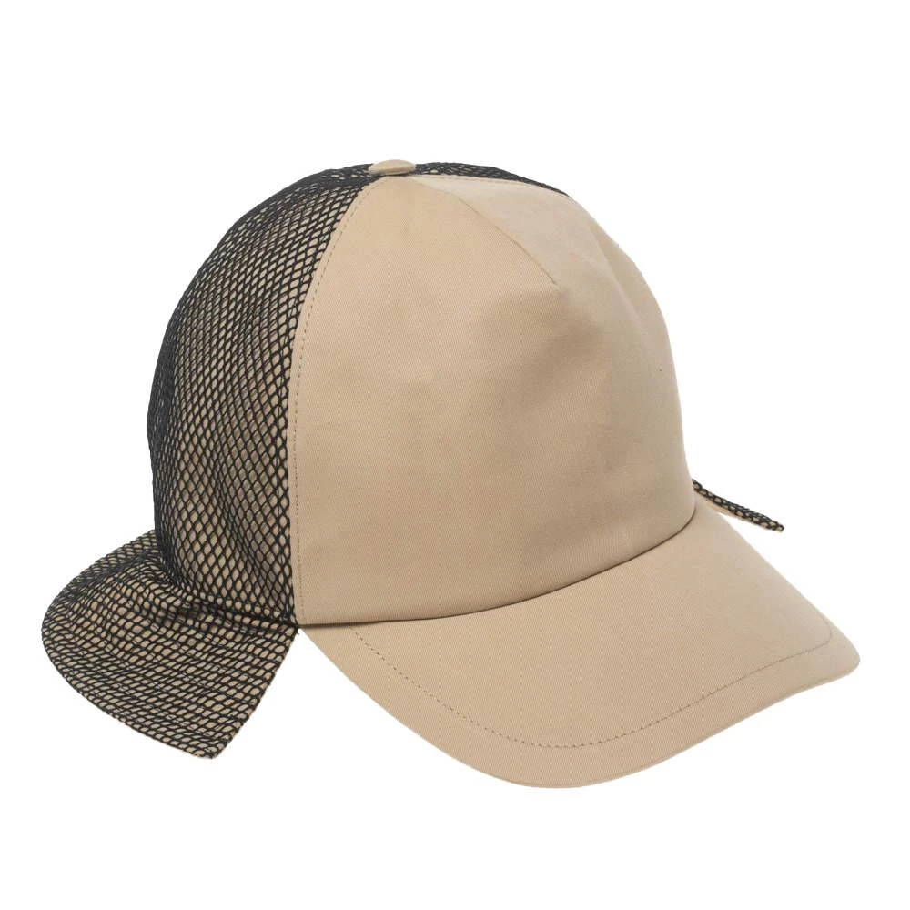 商品[二手商品] Burberry|Burberry Honey Brown Cotton Trucker Flap Hat S,价格¥1453,第1张图片