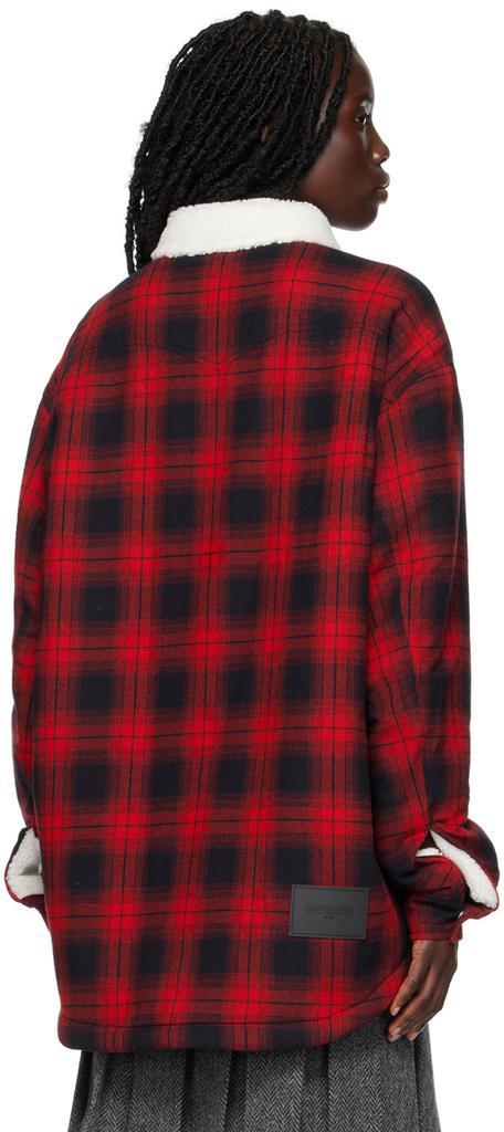 商品We11done|红色格纹夹克,价格¥6960,第5张图片详细描述