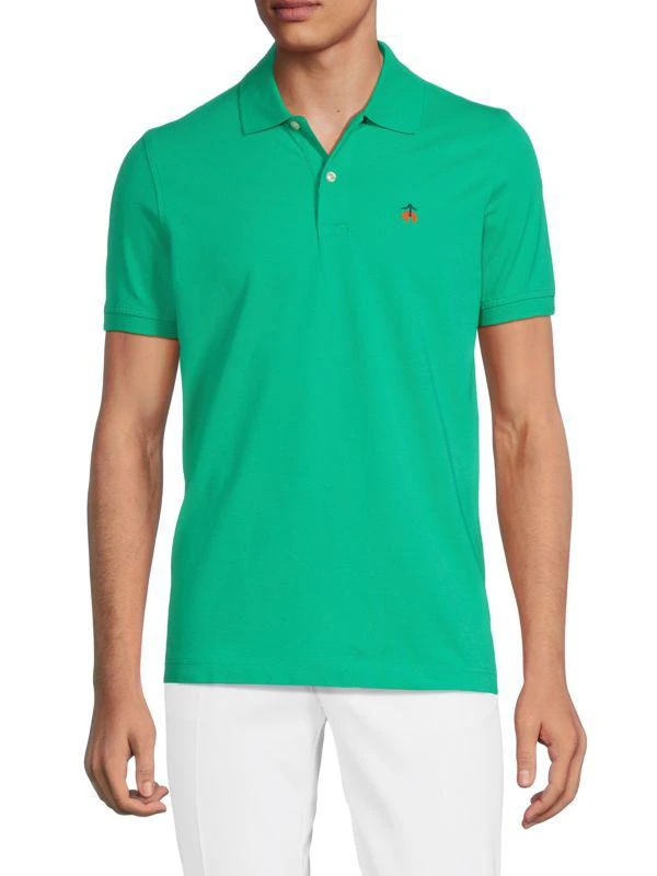 商品Brooks Brothers|Short Sleeve Knit Polo,价格¥190,第1张图片