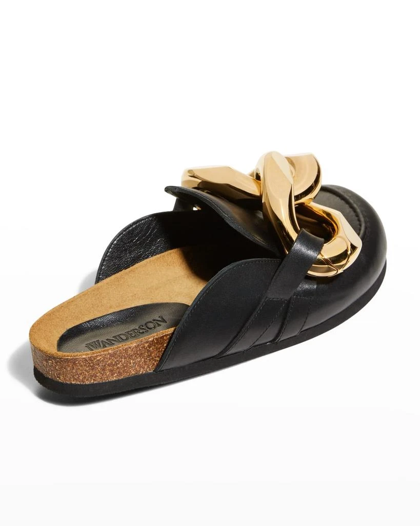 商品JW Anderson|Chunky Napa Chain Slide Mules,价格¥4070,第3张图片详细描述