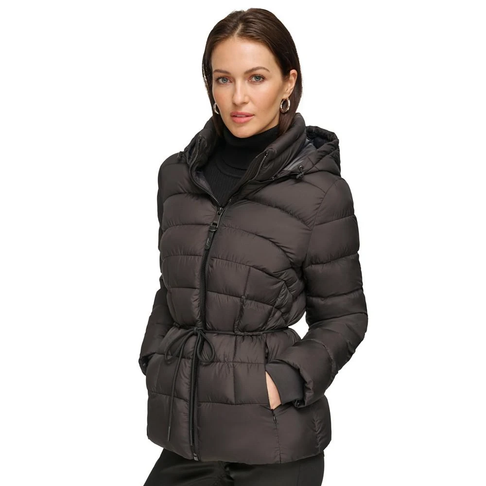 商品DKNY|女式绳带连帽羽绒服,价格¥909,第3张图片详细描述