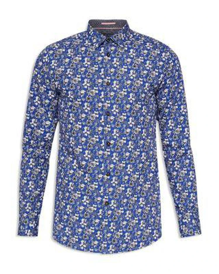 商品Ted Baker London|Bellla Printed Floral Regular Fit Button-Down Shirt ,价格¥482,第4张图片详细描述