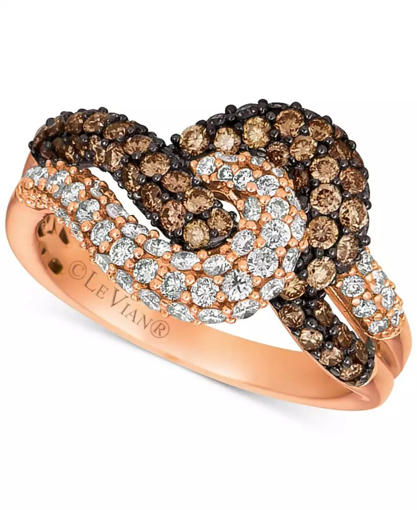 商品Le Vian|Chocolatier® Diamond Statement Ring (1-3/8 ct. t.w.) in 14k Rose Gold,价格¥39855,第1张图片