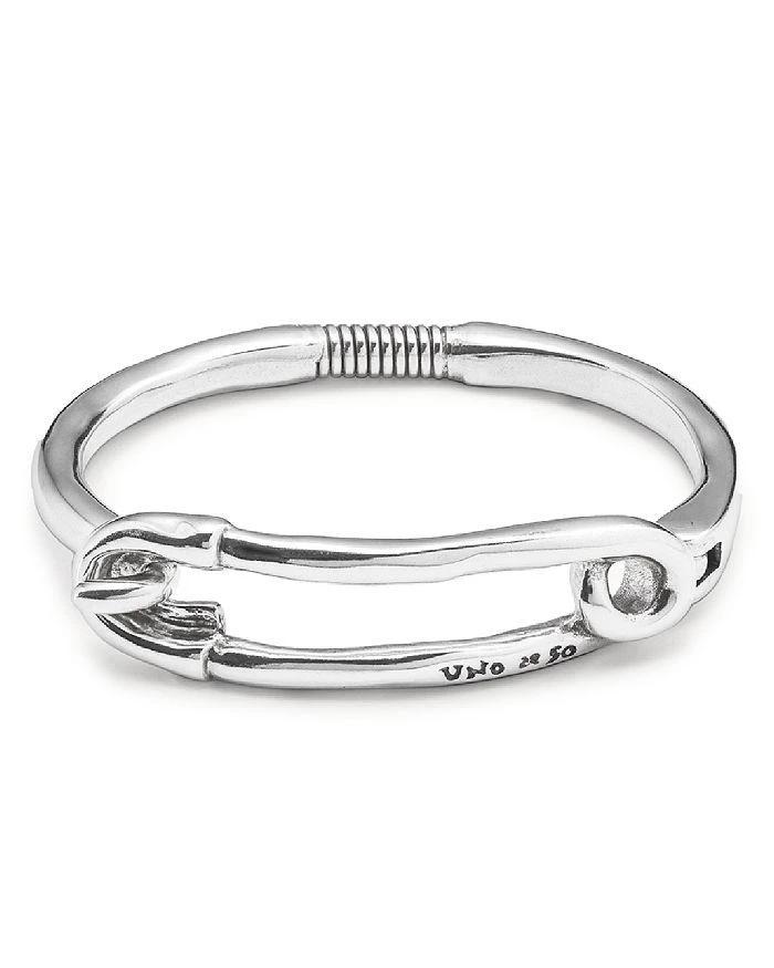 商品Uno de 50|Infinite Safety Pin Bangle Bracelet,价格¥1159,第2张图片详细描述