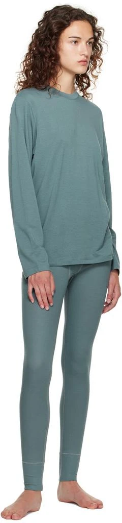 商品SKIMS|Blue SKIMS Boyfriend Long Sleeve T-Shirt,价格¥387,第4张图片详细描述