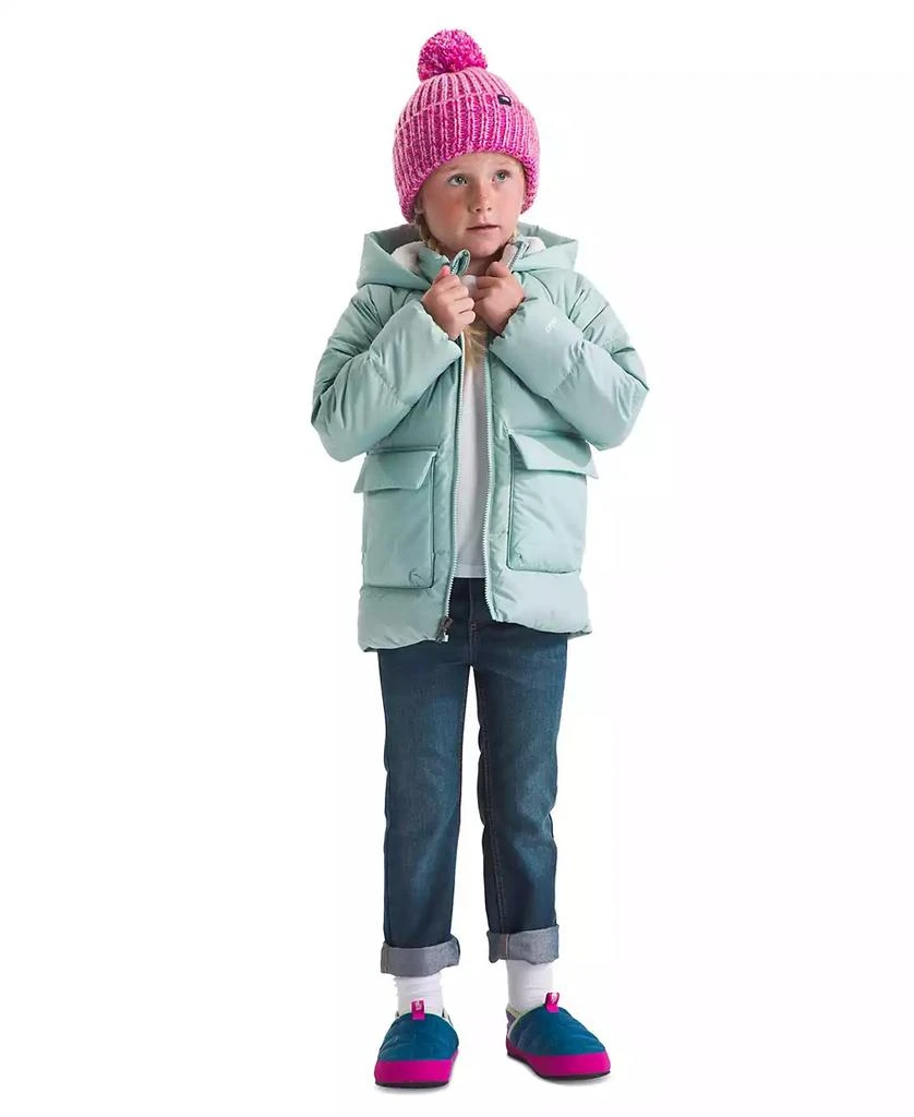 商品The North Face|Toddler & Little Girls North Quilted Fleece-Lined Full-Zip Hooded Down Parka,价格¥973,第1张图片