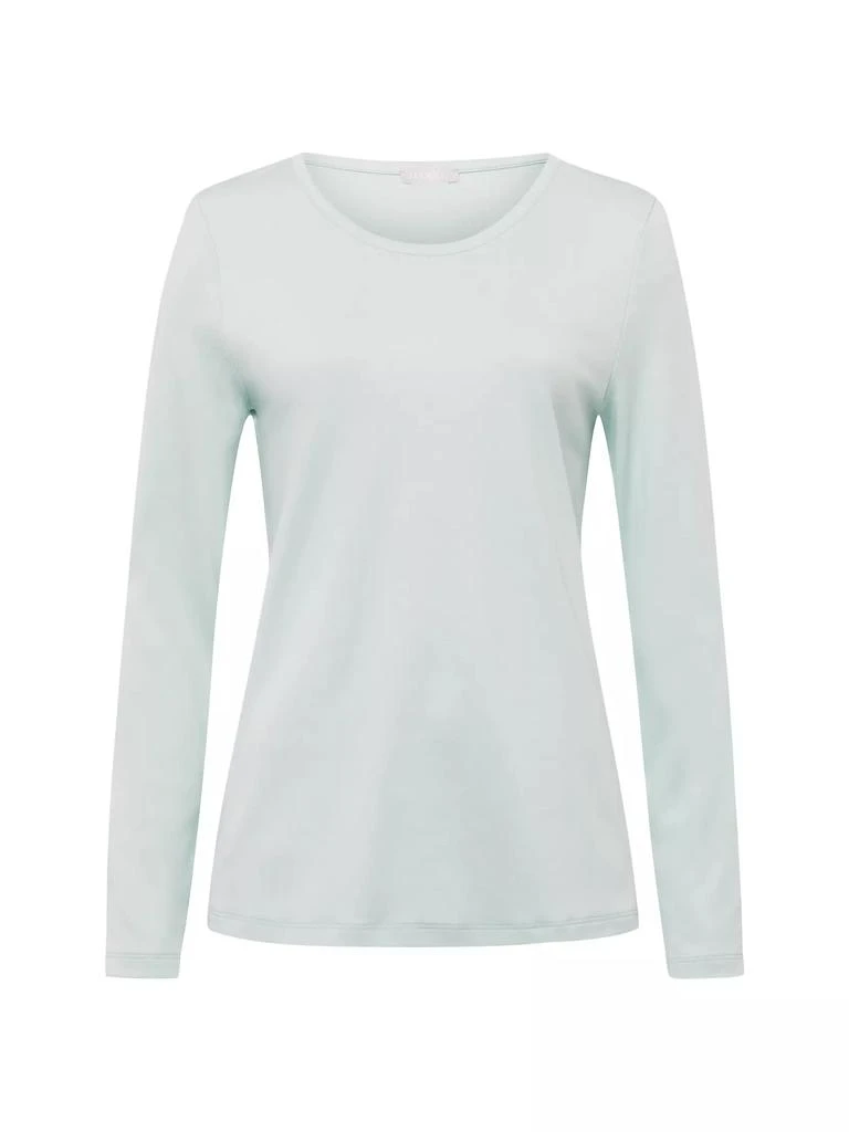 商品Hanro|Loungy Nights Cotton Long-Sleeve T-Shirt,价格¥491,第1张图片