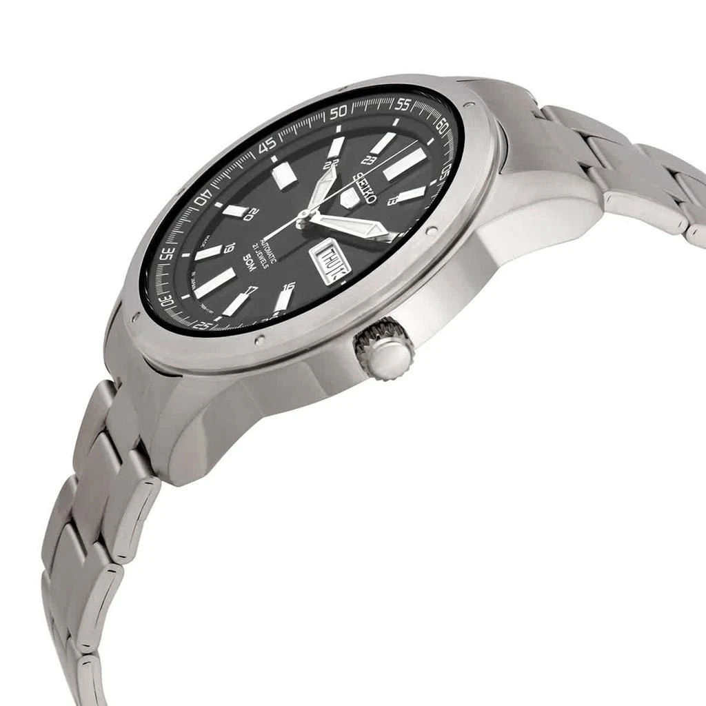 商品Seiko|5 Automatic Black Dial Men's Watch SNKN13J1,价格¥922,第2张图片详细描述