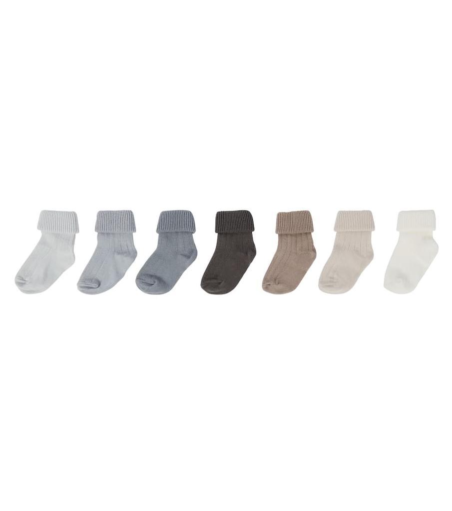 商品Bonpoint|Baby棉质混纺袜子七件套,价格¥667,第5张图片详细描述