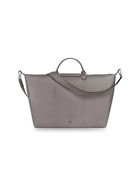 商品Longchamp|Large Le Pliage Cuir 18" Travel Bag,价格¥6169,第3张图片详细描述