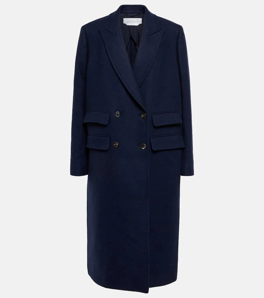 商品Gabriela Hearst|Double-breasted wool twill coat,价格¥19432,第1张图片