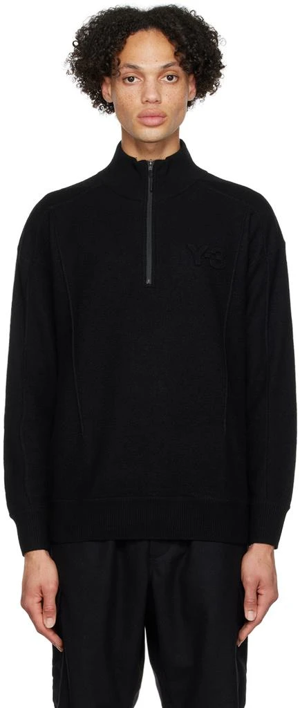 商品Y-3|Black Embossed Sweater,价格¥996,第1张图片