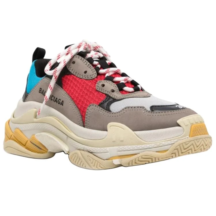 商品[国内直发] Balenciaga|巴黎世家 Triple S 透气厚底 减震耐磨 低帮 老爹鞋 男款,价格¥7948,第4张图片详细描述