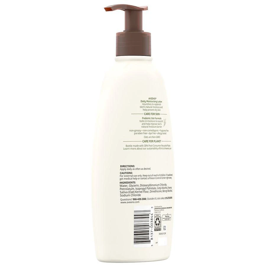 商品Aveeno|Daily Moisturizing Lotion with Oat for Dry Skin Fragrance-Free,价格¥109,第5张图片详细描述
