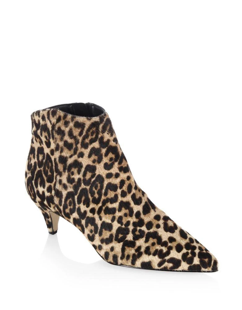 商品Sam Edelman|Kinzey Leopard-Print Calf-Hair Kitten Heel Booties,价格¥454,第1张图片
