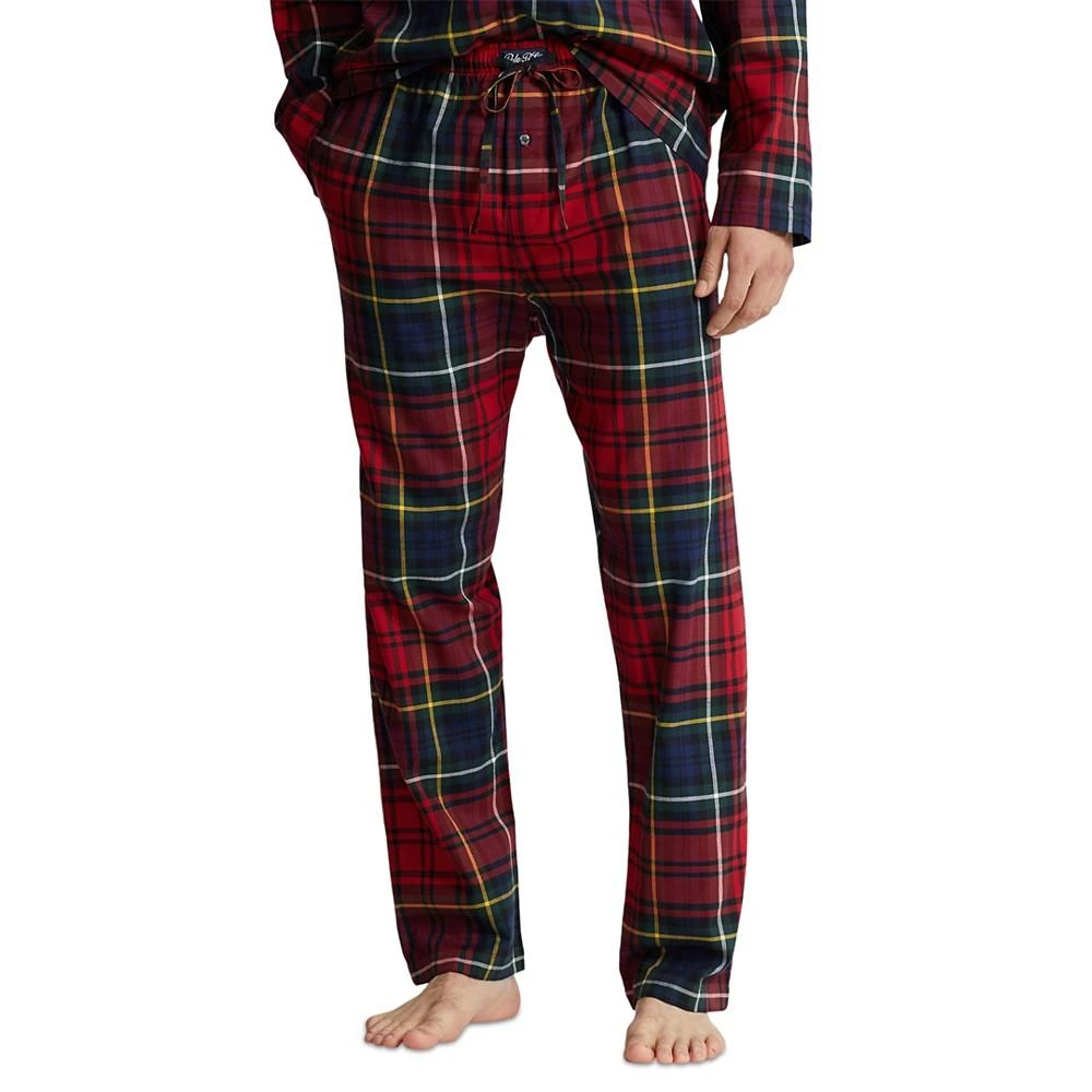 商品Ralph Lauren|Men's Cotton Plaid Flannel Pajama Pants,价格¥419,第1张图片