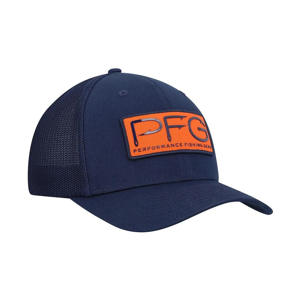 商品Columbia|Men's Navy Auburn Tigers PFG Hooks Flex Hat,价格¥184,第3张图片详细描述