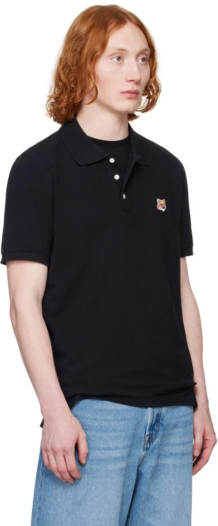 商品Maison Kitsune|Black Fox Head Patch Regular Polo,价格¥646,第2张图片详细描述