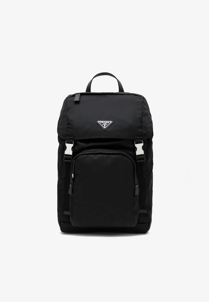 商品Prada|Triangle Logo Nylon Backpack,价格¥17188,第1张图片