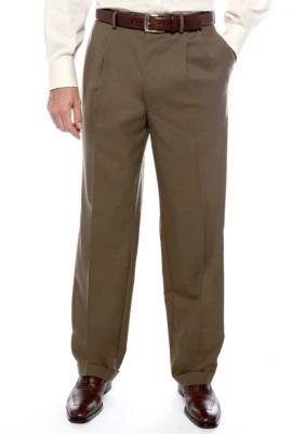 商品Ralph Lauren|Ralph Lauren Classic Fit Total Comfort Pleated Dress Pants,价格¥361,第1张图片