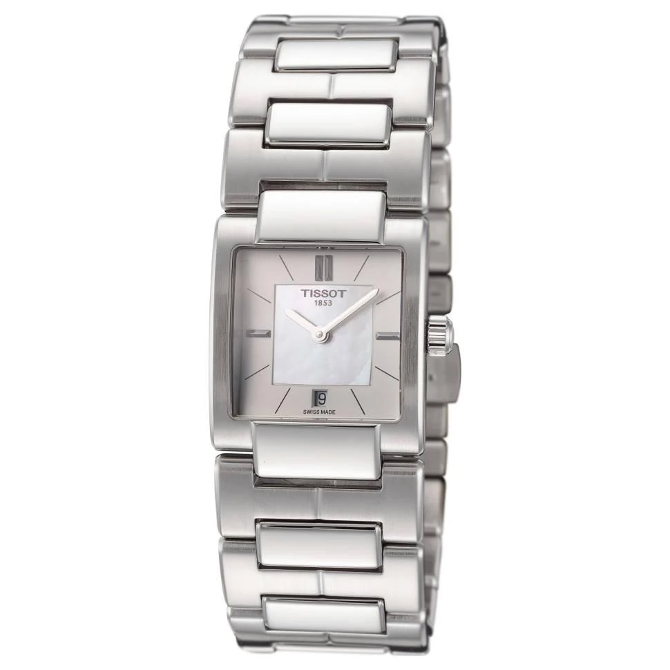 商品Tissot|T-Collections 女款 石英手镯 手表 23mm T0903101111100,价格¥893,第1张图片